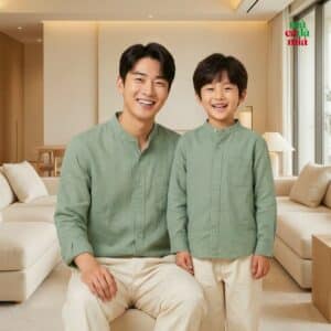(Pre Order) Kemeja Anak 2-10 Tahun Linen SWZ
