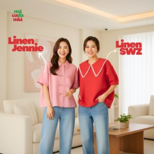 Blouse Wanita Linen SWZ