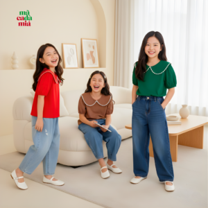 (Pre Order) Blouse Linen Lace SWZ