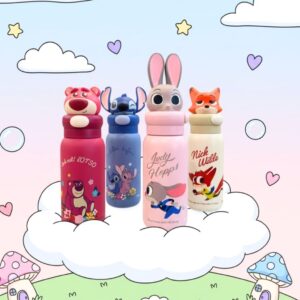 Botol Minum 400ml Karakter Hewan Tahan Panas