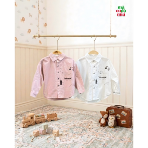 Kemeja 3-8 Tahun Motif Puppy Speed