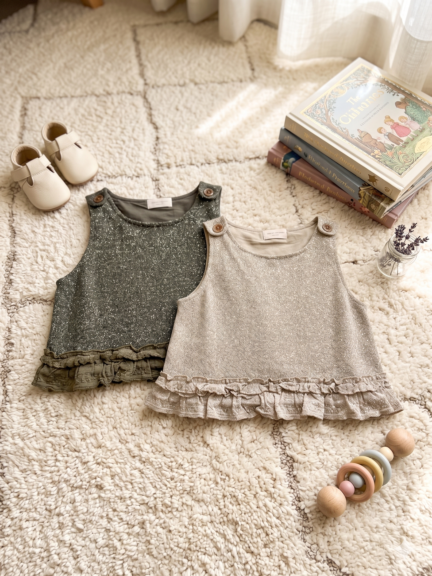 Atasan 2-6 Tahun Blouse Ruffle Lace 2 Warna