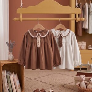 Atasan 3-7 Tahun Blouse Lace Collar 2 Warna