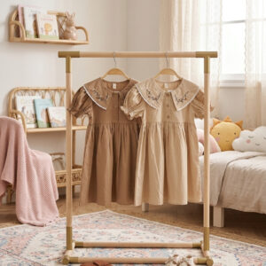 Dress Usia 4-8 Tahun New Collar Flower Lace 2 Warna