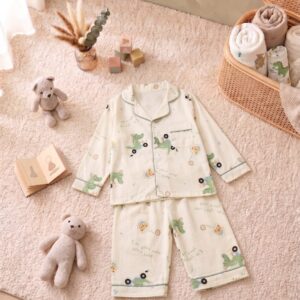 Baju Tidur 1-9 Tahun Motif Chill Dino