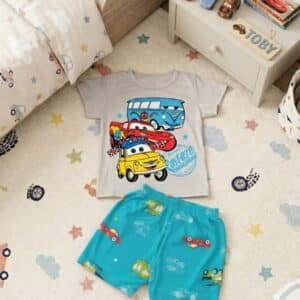 Baju Tidur 1-9 Tahun Motif Disney Cars