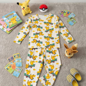 Baju Tidur 1-9 Tahun Motif Pokemon