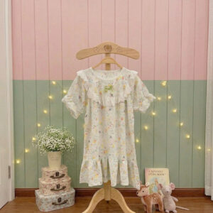 Piyama Dress 1-9 Tahun Motif Little Rabbit