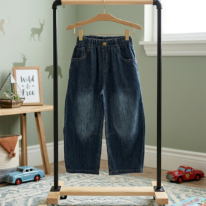 Celana 4-8 Tahun Barrel Dark Denim