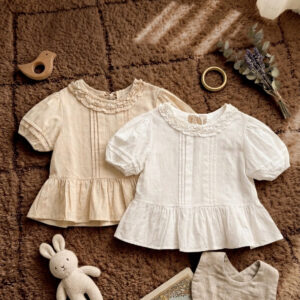Atasan 4-8 Tahun Blouse Kerah Ruffle 2 Warna