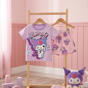 Baju Tidur 1-9 Tahun Motif Kuromi
