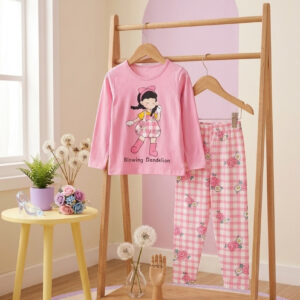 Baju Tidur 1-9 Tahun Motif Girl Dandelion