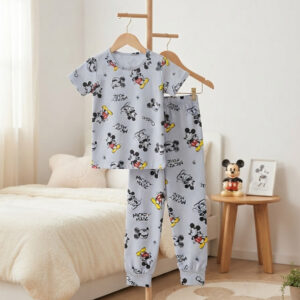 Baju Tidur 1-9 Tahun Motif Fullprint Mickey