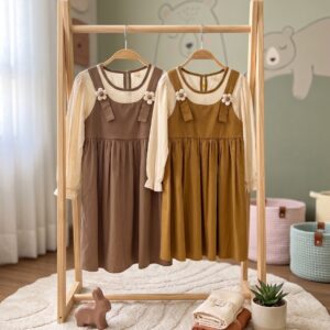 Dress 5-8 Tahun Flower 2 Warna
