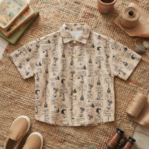 Atasan 2-5 Tahun Kemeja Motif Charlie Brown