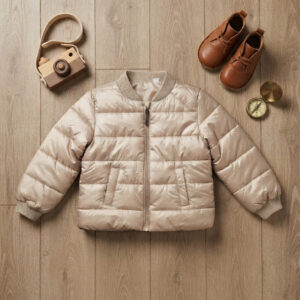 Jaket 3-7 Tahun Puffy Khaki