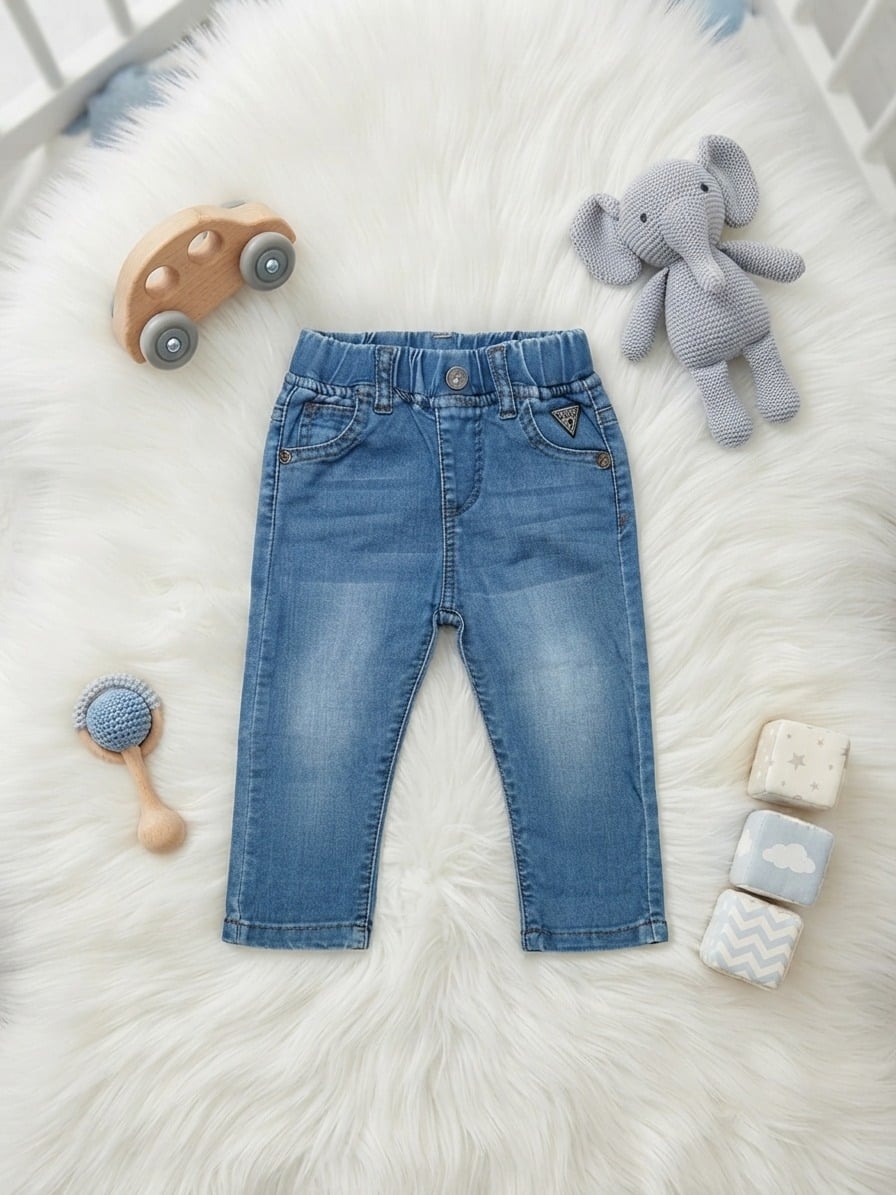 Bawahan 6-36 Bulan Celana Panjang Karet Denim