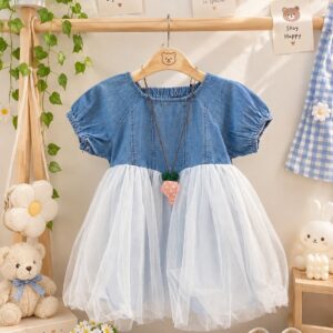 Dress 2-6 Tahun Denim Tille