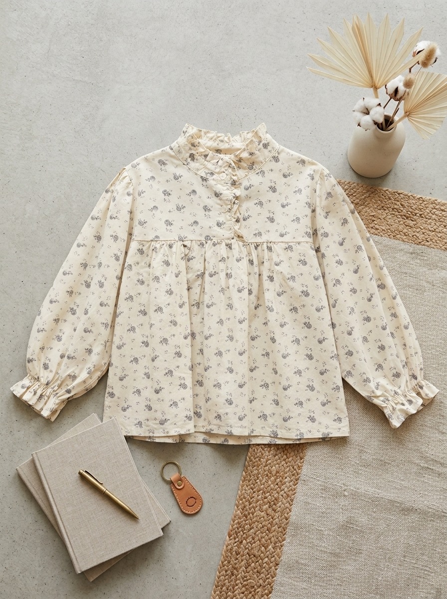 Atasan 2-6 Tahun Blouse Full Flower